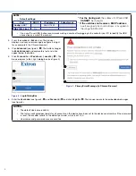 Предварительный просмотр 4 страницы Extron electronics NAV 10E 501 Setup Manual