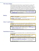 Preview for 4 page of Extron electronics NAV SD 511 User Manual