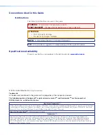 Предварительный просмотр 4 страницы Extron electronics NetPA 1001-70V AT User Manual