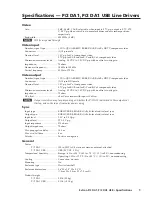 Preview for 1 page of Extron electronics P/2 DA1 USB Specifications