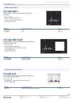 Предварительный просмотр 2 страницы Extron electronics P/2 DA2 AAP Specification Sheet