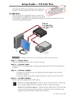 Предварительный просмотр 1 страницы Extron electronics P/2 DA2 Plus Setup Manual