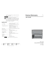 Предварительный просмотр 1 страницы Extron electronics P/S 100 User Manual