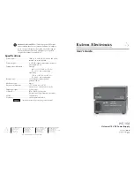 Extron electronics P/S 150 User Manual предпросмотр