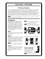 Предварительный просмотр 3 страницы Extron electronics PoleVault PVS 204SA User Manual