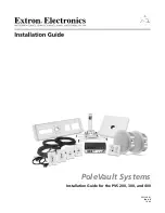 Предварительный просмотр 1 страницы Extron electronics Polevault systems pvs 200 Installation Manual