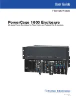 Предварительный просмотр 1 страницы Extron electronics PowerCage 1600 User Manual