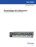 Extron electronics PowerCage 401 User Manual preview