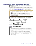 Preview for 22 page of Extron electronics PowerCage 401 User Manual