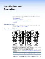 Предварительный просмотр 10 страницы Extron electronics PowerCage FOX 4G Rx DVI User Manual