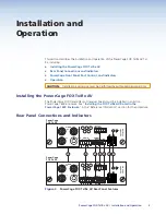 Preview for 11 page of Extron electronics PowerCage FOX Rx AV User Manual