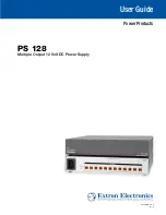 Extron electronics PS 128 User Manual предпросмотр