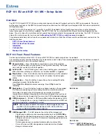 Extron electronics RCP 101 EU Setup Manual preview