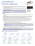 Preview for 1 page of Extron electronics Retractor SM Installation Manual