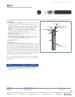 Preview for 1 page of Extron electronics RG6-5 Specifications