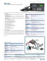 Предварительный просмотр 1 страницы Extron electronics RGB 112xi Specification Sheet