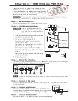 Extron electronics RGB 160xi Setup Manual preview