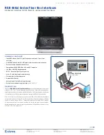 Preview for 1 page of Extron electronics RGB 460xi FSR Series Specification Sheet