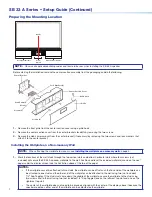 Preview for 2 page of Extron electronics SB 33 A 46-55 Setup Manual