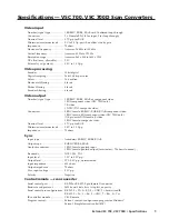 Предварительный просмотр 1 страницы Extron electronics Scan Converter VSC 700 Specifications