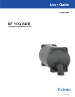 Extron electronics SF 10C SUB User Manual preview