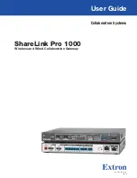 Extron electronics ShareLink Pro 1000 User Manual preview