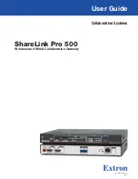 Extron electronics ShareLink Pro 500 User Manual preview