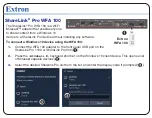 Extron electronics ShareLink Pro WFA 100 Quick Start Manual preview
