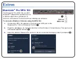 Preview for 1 page of Extron electronics ShareLink Pro WFA 100 Quick Start Manual