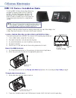 Extron electronics SMB 110 Series Installation Manual preview