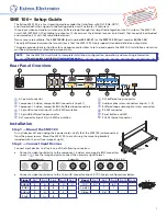 Extron electronics SME 100 Setup Manual предпросмотр