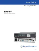 Preview for 1 page of Extron electronics SMP 111 User Manual