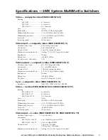 Preview for 1 page of Extron electronics SMX 1616 SV Specifications