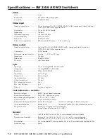 Extron electronics SW 2 AR MX Specifications предпросмотр