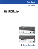 Extron electronics SW2 ARxi User Manual предпросмотр