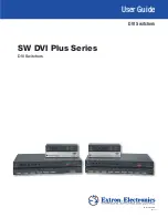 Предварительный просмотр 1 страницы Extron electronics SW2 DVI A Plus User Manual