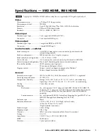 Extron electronics SW2 HDMI Specifications предпросмотр