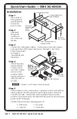 Предварительный просмотр 5 страницы Extron electronics SW4 3G HD-SDI User Manual