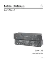 Предварительный просмотр 1 страницы Extron electronics SWP123 User Manual