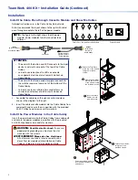 Предварительный просмотр 4 страницы Extron electronics TeamWork 400 Installation Manual