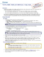 Extron electronics TLC Pro 526M Series Setup Manual preview