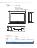 Предварительный просмотр 42 страницы Extron electronics TLP 1000MV User Manual