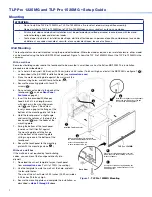 Предварительный просмотр 2 страницы Extron electronics TLP Pro 1225MG Setup Manual