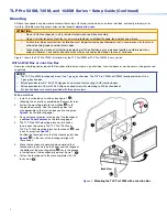 Предварительный просмотр 2 страницы Extron electronics TLP Pro 525M seriesl Setup Manual