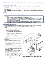 Preview for 2 page of Extron electronics TLP Pro x25M Series Setup Manual