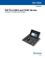 Предварительный просмотр 1 страницы Extron electronics TouchLink TLP Pro 525C NC User Manual