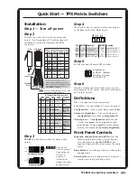 Preview for 3 page of Extron electronics TPX 88 User Manual