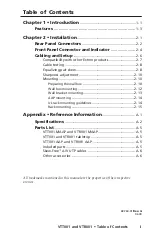 Предварительный просмотр 7 страницы Extron electronics Twisted Pair Receiver VTR001 User Manual