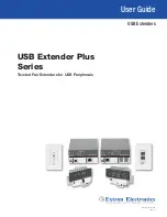 Extron electronics USB Extender Plus  Decorator-Style User Manual preview