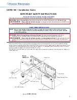 Предварительный просмотр 1 страницы Extron electronics USFM 100 Installation Manual